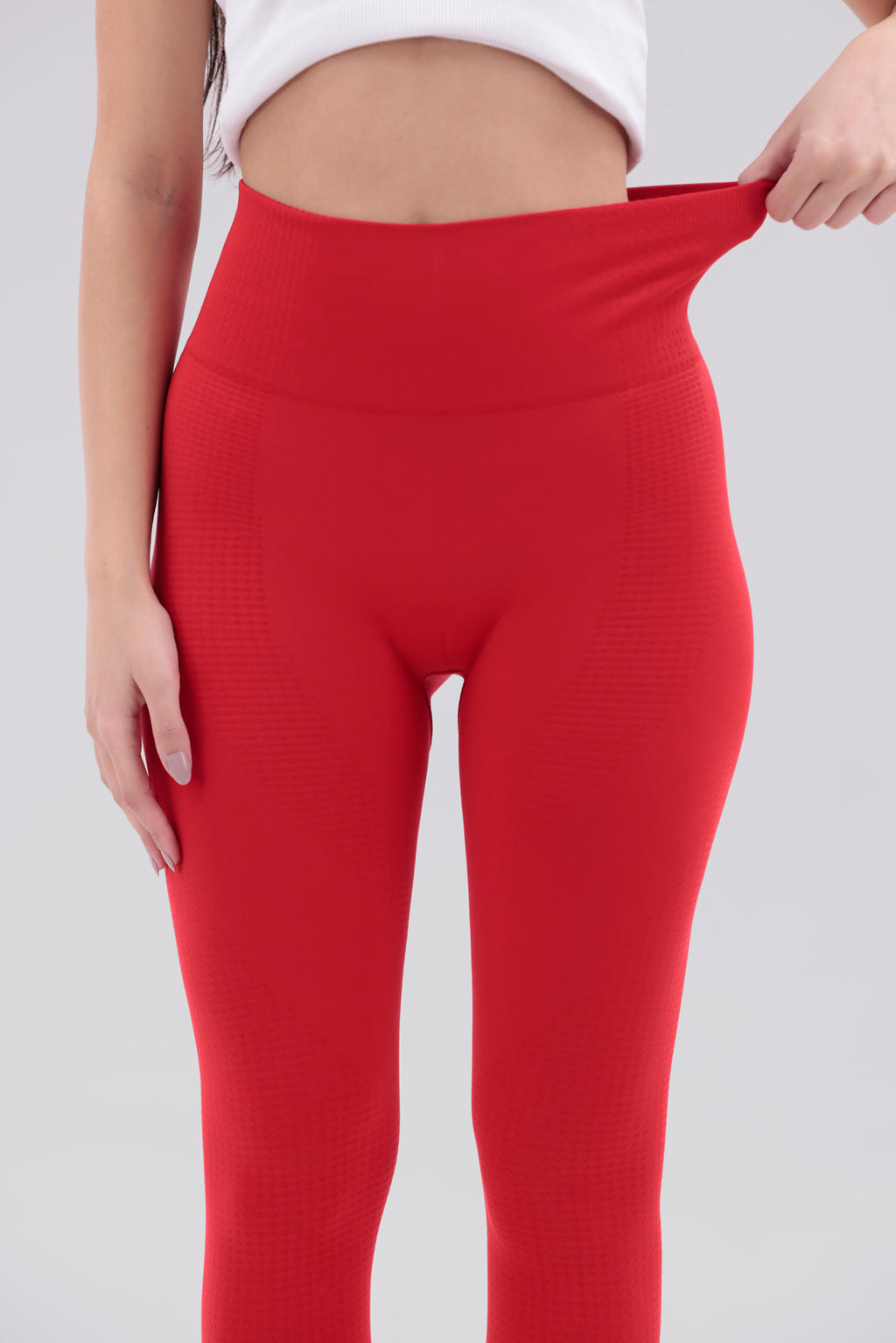 Toparlayıcı Yüksek Bel Seamless Spor Tayt – Push Up Etkili & Nefes Alabilir