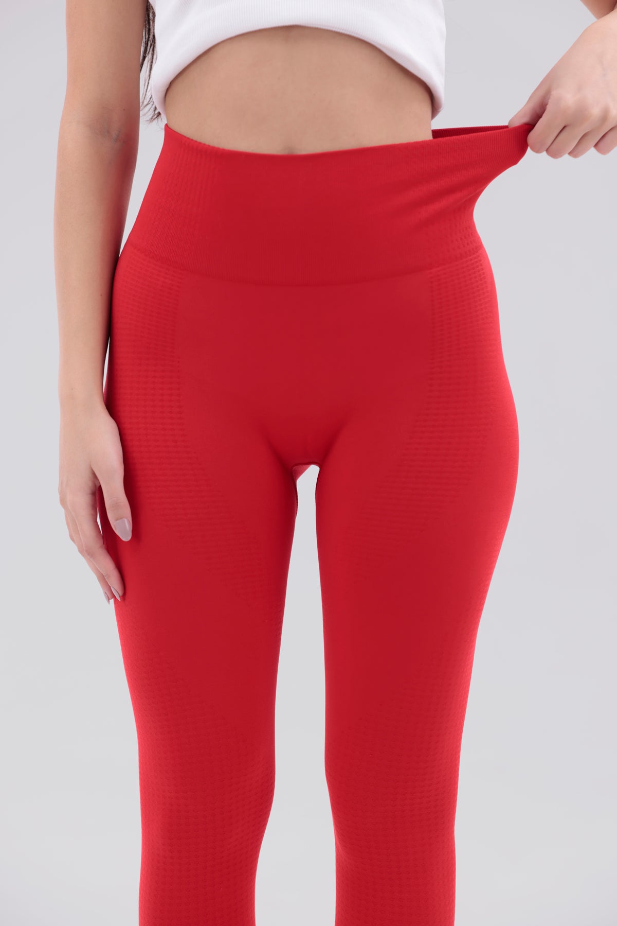 Toparlayıcı Yüksek Bel Seamless Spor Tayt – Push Up Etkili & Nefes Alabilir