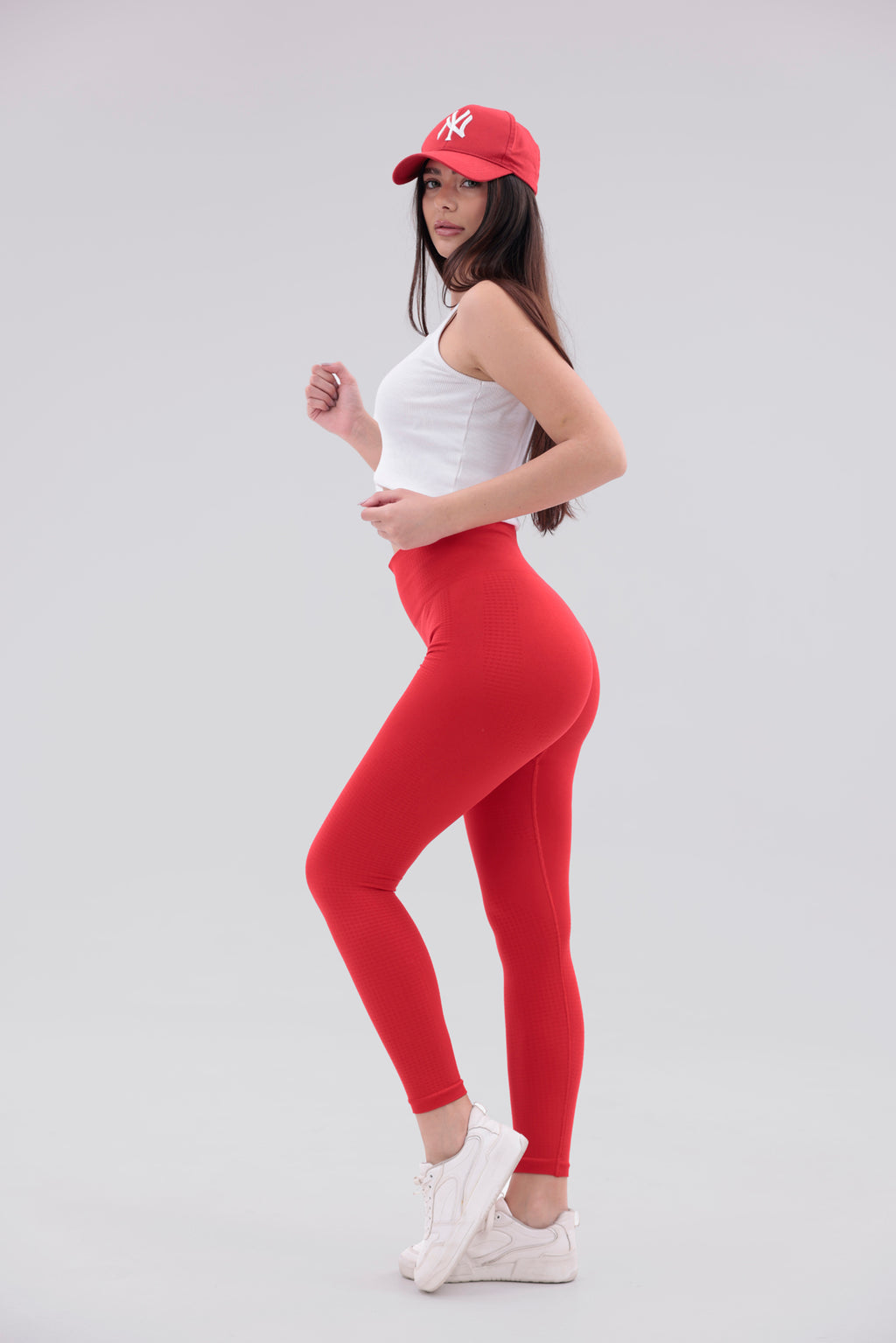 Toparlayıcı Yüksek Bel Seamless Spor Tayt – Push Up Etkili & Nefes Alabilir