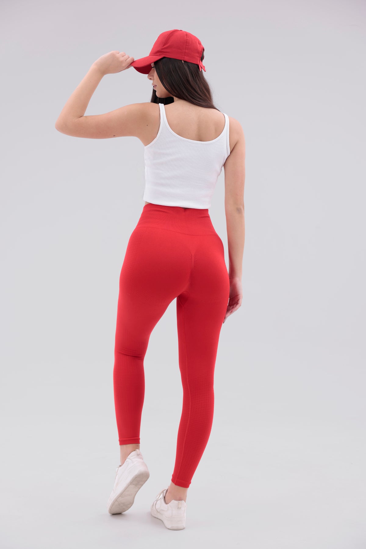 Toparlayıcı Yüksek Bel Seamless Spor Tayt – Push Up Etkili & Nefes Alabilir
