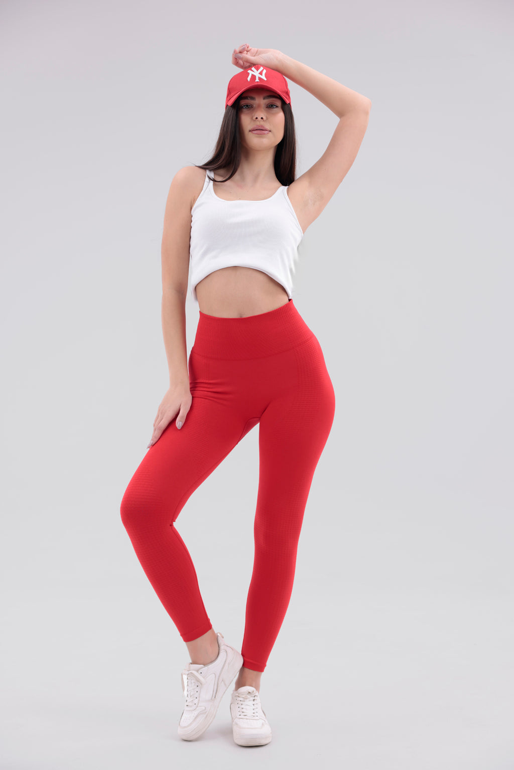 Toparlayıcı Yüksek Bel Seamless Spor Tayt – Push Up Etkili & Nefes Alabilir
