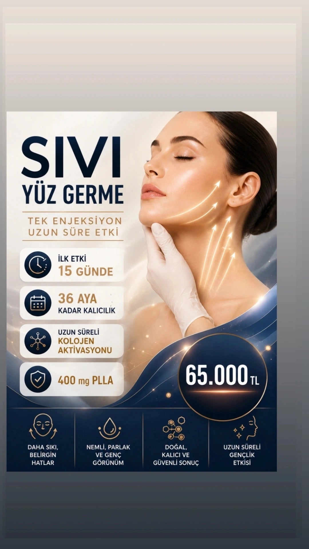 sıvı yuz germe cilt bakım
